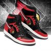 NCAA Louisville Cardinals Red Air Jordan 1 High Sneakers