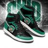 NCAA Ohio Bobcats Green Air Jordan 1 High Sneakers