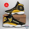 NCAA West Virginia Mountaineers Custom Name Air Jordan 13 Shoes
