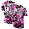 Custom Graffiti Pattern White-Black 3D T-Shirt