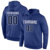 Custom Royal Navy-White Sports Pullover Hoodie