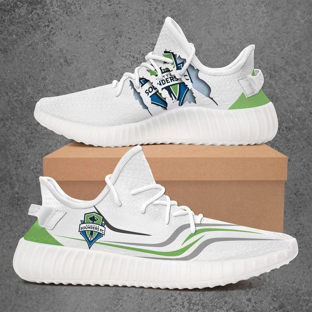 MLS Seattle Sounders FC Yeezy Boost Sneakers MLS Seattle Sounders FC Yeezy Boost Sneakers