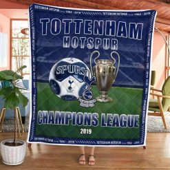 Alternative view of Tottenham Hotspur FC Champions League 2019 Quilt Blanket