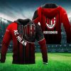 AC Milan 1899 Rossoneri Right Zip Up Hoodie