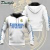 Real Madrid White Pullover Hoodie
