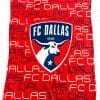 MLS FC Dallas Red Fleece Blanket
