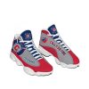 MLS Chicago Fire Custom Name Red Grey Air Jordan 13 Shoes