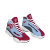 MLS Colorado Rapids Custom Name Red Light Blue Air Jordan 13 Shoes