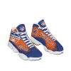 MLS FC Cincinnati Custom Name Blue Mix Orange Air Jordan 13 Shoes