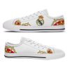 Real Madrid White Low Top Shoes