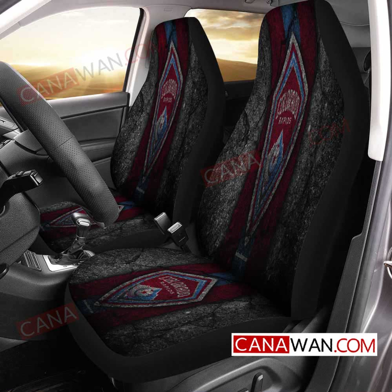 MLS Colorado Rapids Car Seat Covers V2 MLS Colorado Rapids Car Seat Covers V2