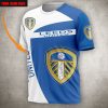 Leeds United Blue White T-Shirt