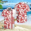 Brentford FC Red Flower Tropical Hawaiian Shirt V3