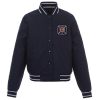MLS Chicago Fire Navy Baseball Jacket