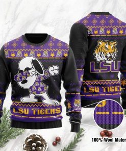 NCAA LSU Tigers Snoopy Sweater