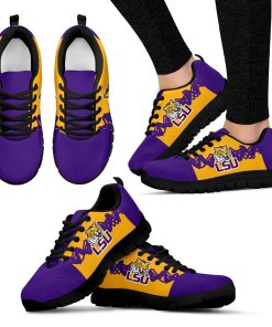 Alternative view of NCAA LSU Tigers Doodle Line Amazing Running Shoes