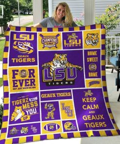 NCAA LSU Tigers Mascot Fleece Blanket