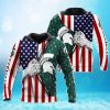 NCAA Michigan State Spartans American Flag Pullover Hoodie