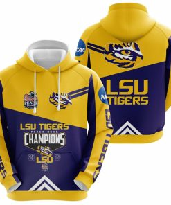 NCAA LSU Tigers Peach Bowl Champions 2019 Pullover Hoodie