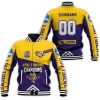 NCAA LSU Tigers Custom Name Number Peach Bowl Champions 2019 Baseball Jacket