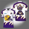 NCAA LSU Tigers White Polo Shirt