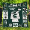 NCAA Michigan State Spartans Snoopy Quilt Blanket