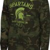 NCAA Michigan State Spartans Camo Sweatshirt