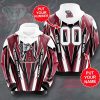 NCAA Alabama Crimson Tide Custom Name Number Pullover Hoodie V4