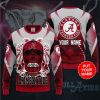 NCAA Alabama Crimson Tide Custom Name Number Sweater V10