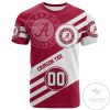NCAA Alabama Crimson Tide Custom Number T-Shirt V6