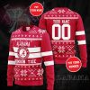 NCAA Alabama Crimson Tide Custom Name Number Sweater V8