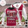 NCAA Alabama Crimson Tide 2021 Champions Red White Pullover Hoodie