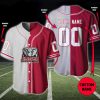 NCAA Alabama Crimson Tide Custom Name Number Baseball Jersey V8