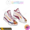 NCAA Clemson Tigers White Air Jordan 13 Shoes