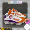 NCAA Clemson Tigers Orange White Air Jordan 13 Shoes