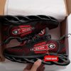 NCAA Georgia Bulldogs Custom Name Black Max Soul Shoes