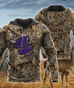 NCAA LSU Tigers Hunting Pullover Hoodie