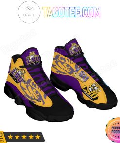 Alternative view of NCAA LSU Tigers Logo Air Jordan 13 Shoes