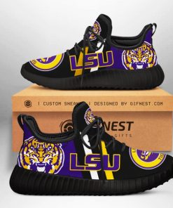 NCAA LSU Tigers Big Logo Reze Sneakers