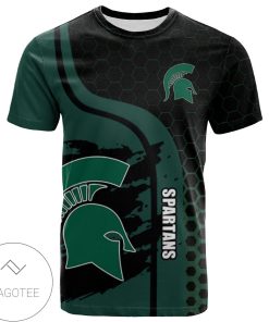 NCAA Michigan State Spartans Green Black T-Shirt