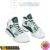 NCAA Michigan State Spartans Green White Air Jordan 13 Shoes