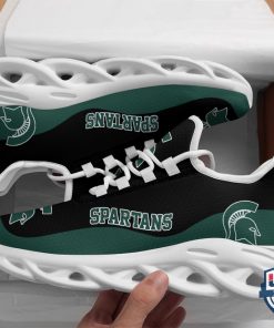 NCAA Michigan State Spartans Green Black Max Soul Shoes