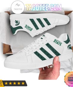 NCAA Michigan State Spartans White Stan Smith Shoes