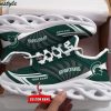 NCAA Michigan State Spartans Custom Name Green Max Soul Shoes