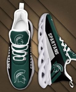 Alternative view of NCAA Michigan State Spartans Green Logo Max Soul Shoes
