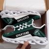 NCAA Michigan State Spartans Green Logo Max Soul Shoes