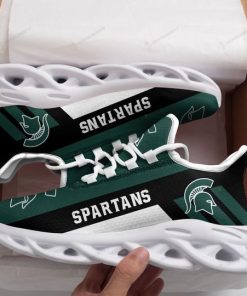 NCAA Michigan State Spartans Green Logo Max Soul Shoes