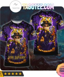 NCAA LSU Tigers Jack Skellington Halloween T-Shirt