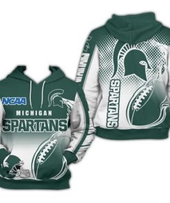 NCAA Michigan State Spartans Fire Ball Pullover Hoodie