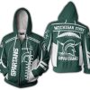 NCAA Michigan State Spartans Green Zip Up Hoodie